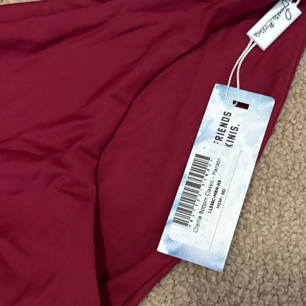 Frankie’s Bikinis Charlie Bottom Classic in Maroon